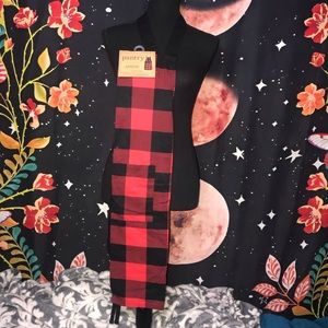 NWT Red Plaid Apron